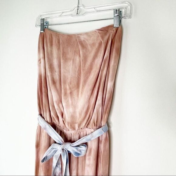 Free People Tie Die Sleeveless Jumpsuit sz M #DD - Picture 11 of 12